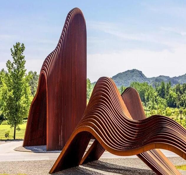 南平锈钢板造型
